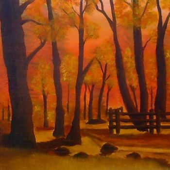 Painting titled "Autumn" by B.Corey, Original Artwork