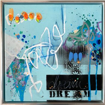 Malarstwo zatytułowany „Dream No.9” autorstwa Bea Schubert, Oryginalna praca, Akryl Zamontowany na Drewniana rama noszy