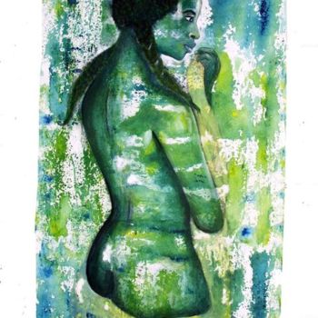 Peinture intitulée "Amélie" par Béatrice Cassar, Œuvre d'art originale, Huile