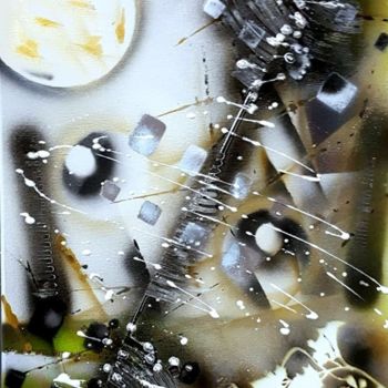 Peinture intitulée "ETOILES tableau abs…" par Beata Dautrey, Œuvre d'art originale, Acrylique