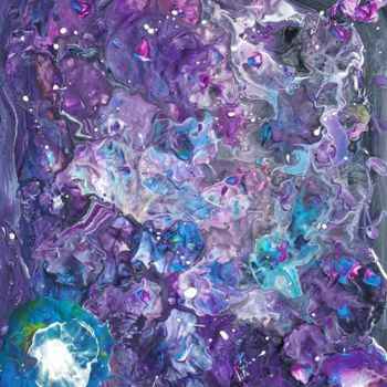 Malerei mit dem Titel "GALAXY peinture abs…" von Beata Dautrey, Original-Kunstwerk, Acryl