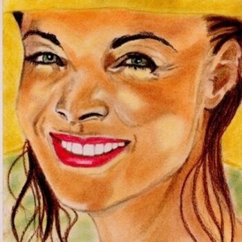 Drawing titled "Romy Schneider" by Beam, Original Artwork