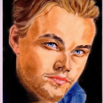 Drawing titled "Leonardo Di Caprio" by Beam, Original Artwork