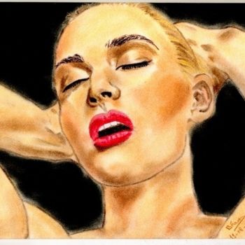 Drawing titled "Kate Winslet" by Beam, Original Artwork