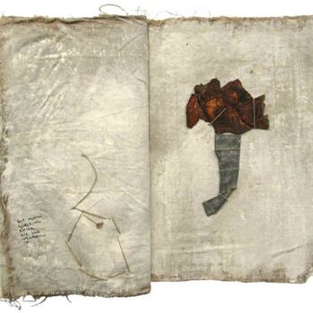 Collages titulada "Book 77, Souvenir f…" por Beata Wehr, Obra de arte original
