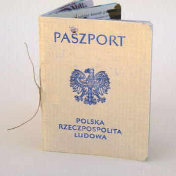 Grafika cyfrowa / sztuka generowana cyfrowo zatytułowany „Paszport” autorstwa Beata Wehr, Oryginalna praca