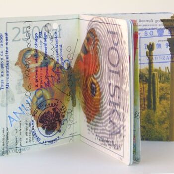 Arte digitale intitolato "Paszport" da Beata Wehr, Opera d'arte originale