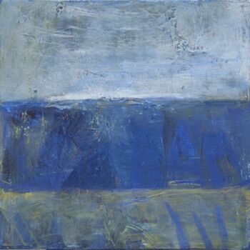 "08 47 Blue landscape" başlıklı Tablo Beata Wehr tarafından, Orijinal sanat
