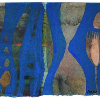 "Blue 2" başlıklı Tablo Beata Wehr tarafından, Orijinal sanat
