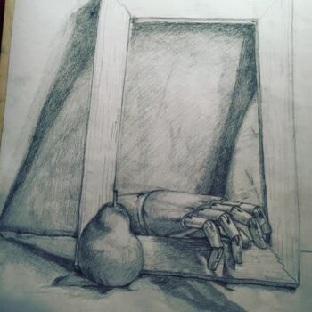 Drawing titled "No title" by Beatrice Buccella, Original Artwork, Pencil