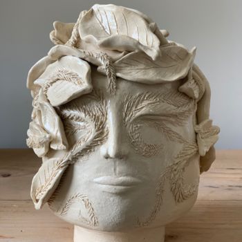 Скульптура под названием "Hélys" - Béatrice Couvret, Подлинное произведение искусства, Керамика