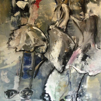 Painting titled "les 3 amies" by Béatrice D, Original Artwork, Acrylic