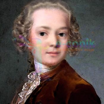 Цифровое искусство под названием "Mozart Salzbourg 17…" - Béatrice Véronique Douda, Подлинное произведение искусства, Цифров…