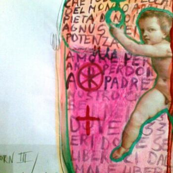 Disegno intitolato "Born III" da Beatrice Feo Filangeri, Opera d'arte originale