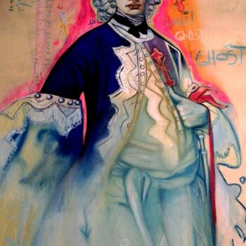 Painting titled "Ritratto Cavaliere…" by Beatrice Feo Filangeri, Original Artwork