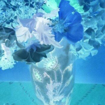 "bouquet bleu" başlıklı Fotoğraf Béatrice Marie Penaud tarafından, Orijinal sanat