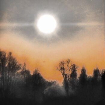 Fotografie getiteld "Blanc soleil - Wint…" door Béatrice Marie Penaud, Origineel Kunstwerk, Digitale fotografie