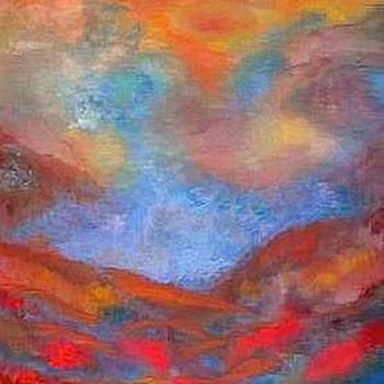 Pittura intitolato "OVATION" da Béatrice Marty, Opera d'arte originale, pigmenti Montato su Altro pannello rigido