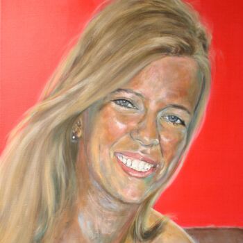 Painting titled "Theresa" by Béatrice Mitry, Original Artwork, Acrylic