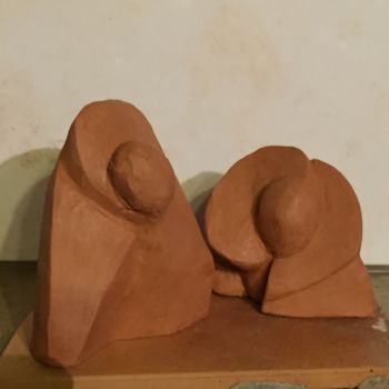 Sculpture intitulée "PETITES FIGURINES" par Terredediane, Œuvre d'art originale, Argile