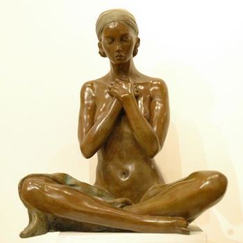 Skulptur mit dem Titel "Sheherazade" von Béatrice Bissara, Original-Kunstwerk