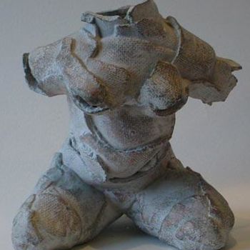 雕塑 标题为“Buste” 由Béatrice De Greef, 原创艺术品, 青铜