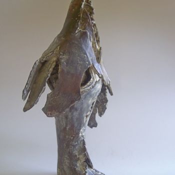 Sculpture titled "Cantique" by Béatrice De Greef, Original Artwork, Bronze