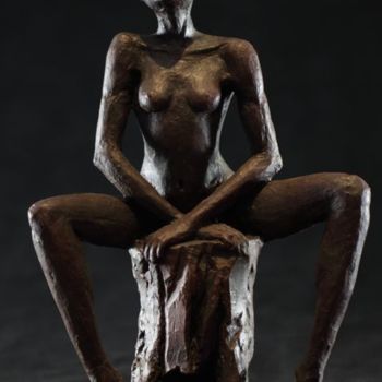 Rzeźba zatytułowany „Femme Araignée” autorstwa Trixie, Oryginalna praca, Metale