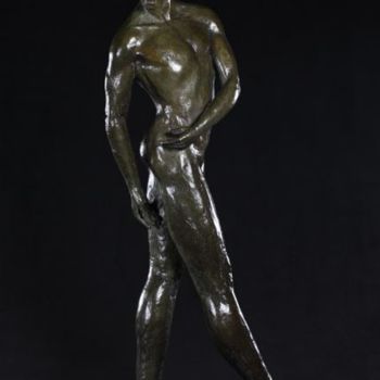 Skulptur mit dem Titel "Anndrogyne" von Trixie, Original-Kunstwerk, Metalle
