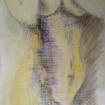 Drawing titled "sans titre" by Bea Rialland, Original Artwork, Pencil