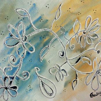 Painting titled "Transparencias de l…" by Beatriz Astudillo, Original Artwork, Watercolor