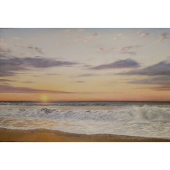 Pintura titulada "Playa" por Beatriz Avilés, Obra de arte original, Oleo