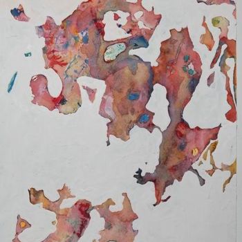 Painting titled "Mapping #5" by Beatriz Galindofernandez, Original Artwork