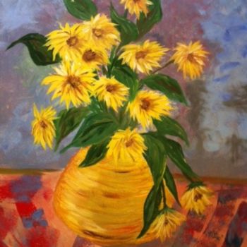 绘画 标题为“Sunflower 2” 由Kay Beatton, 原创艺术品