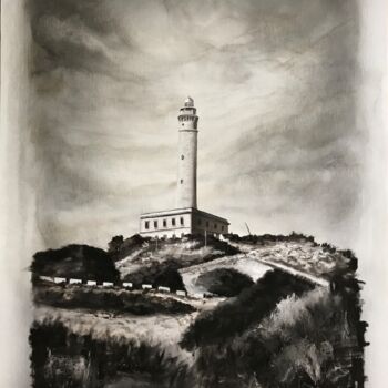 Schilderij getiteld "Cabo de palos," door Bebali Balibrea, Origineel Kunstwerk, Olie