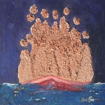 Pittura intitolato "Sans titre" da Bebu, Opera d'arte originale