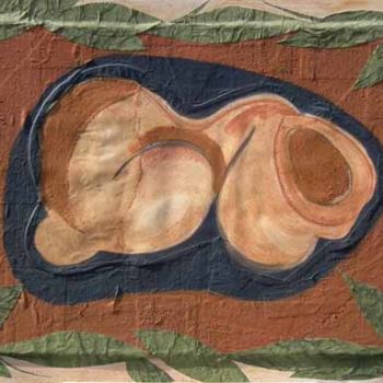 Peinture intitulée "Dans le ventre du m…" par Bebu, Œuvre d'art originale, Huile