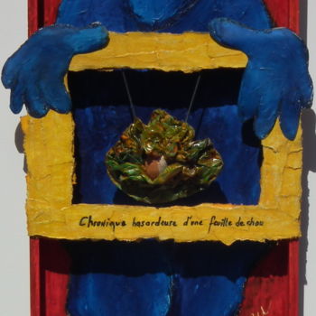 Pintura titulada "Chronique hasardeus…" por Bebu, Obra de arte original, Oleo