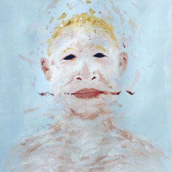 Peinture intitulée "Albinism" par Bechti, Œuvre d'art originale