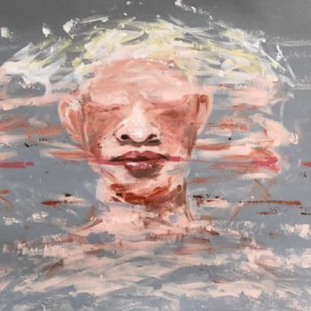 Pittura intitolato "Albinism 02" da Bechti, Opera d'arte originale