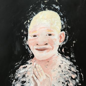 Pittura intitolato "Albinism 05" da Bechti, Opera d'arte originale