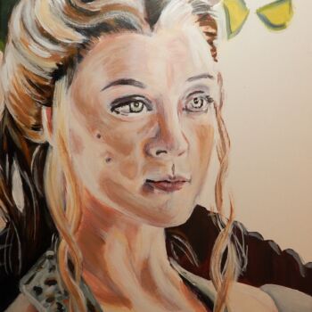 Malarstwo zatytułowany „Margaery Tyrell” autorstwa Becky Arner, Oryginalna praca, Akryl
