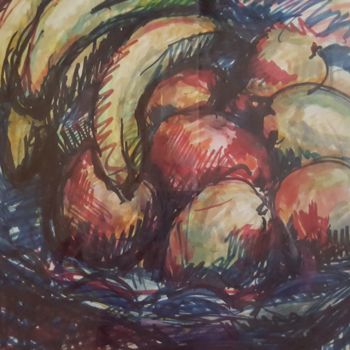 Painting titled "nature morte" by Be Youn, Original Artwork