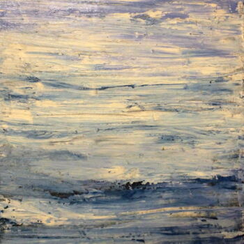 Peinture intitulée "Mer" par Belas, Œuvre d'art originale, Huile