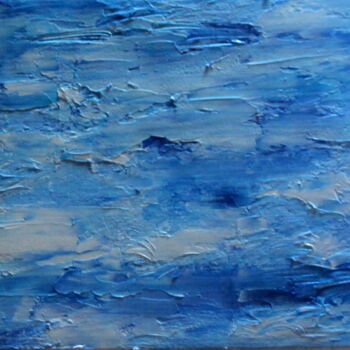 Peinture intitulée "Mer Egée" par Belas, Œuvre d'art originale, Huile