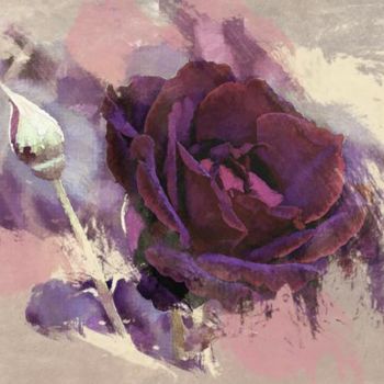 Arts numériques intitulée "rose" par Eric Belin, Œuvre d'art originale, Peinture numérique
