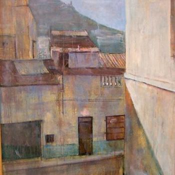 Painting titled "sidi el houari oran" by Abdelkader Belkhorissat, Original Artwork