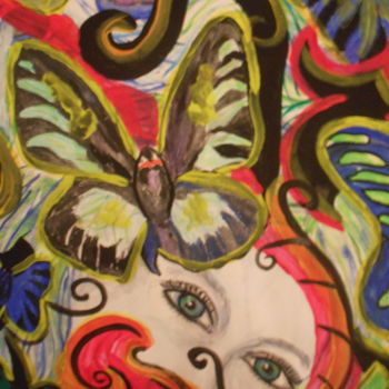 Peinture intitulée "La farfalla incompl…" par Andrea Schimböck-Marock, Œuvre d'art originale, Acrylique