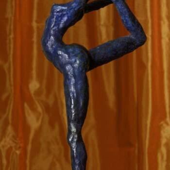 Sculpture titled "Arabesque 1" by Chantal Bellamy, Original Artwork, Metals