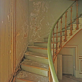 Fotografia intitulada "la escalera del tea…" por Belle Epoque, Obras de arte originais, Fotografia digital